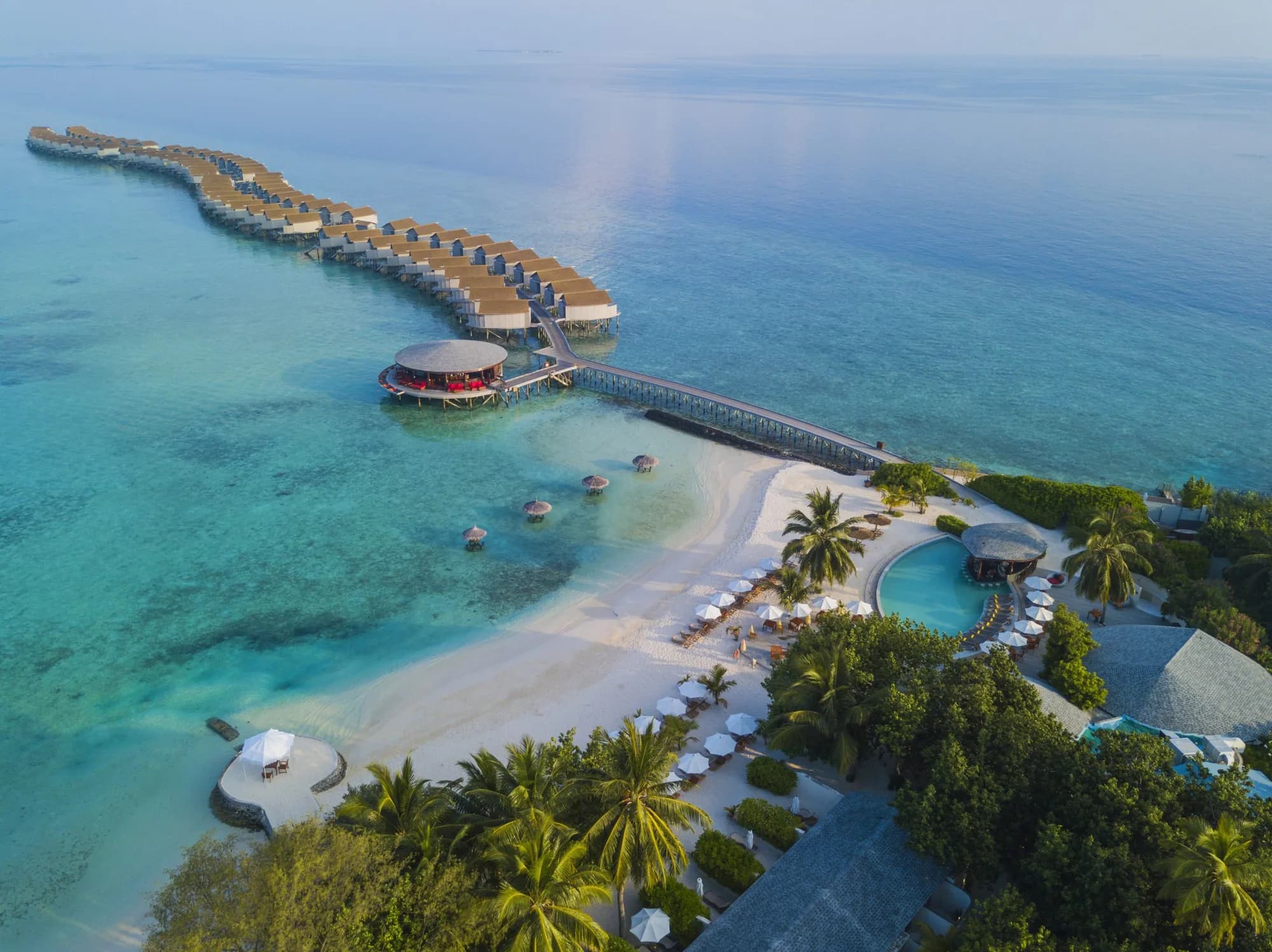 Centara Ras Fushi Resort & Spa, hero, North Malé Atoll, Maldives, afternoon light over the lagoon