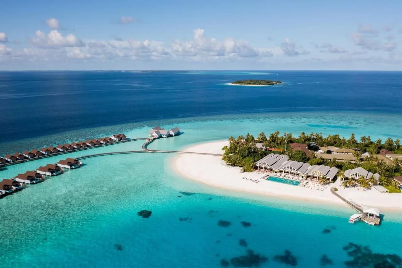 The Standard Maldives, hero, Raa Atoll, Maldives, afternoon light over the lagoon