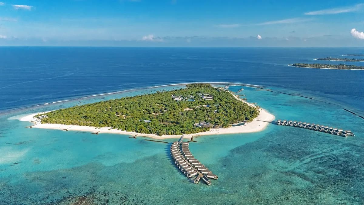 RAAYA by Atmosphere (previously Amari Raaya Maldives), hero, Raa Atoll, Maldives, afternoon light over the lagoon