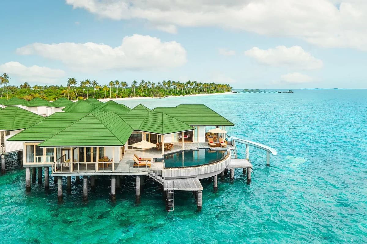 Siyam World Maldives, hero, Noonu Atoll, Maldives, afternoon light over the lagoon