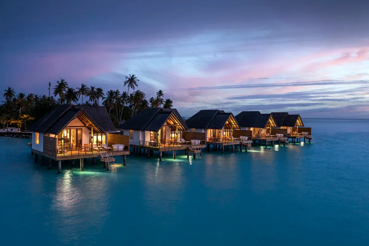 Fushifaru Maldives, villa overwater, Lhaviyani Atoll, Maldives, Water Villa at the southern jetty configuration.