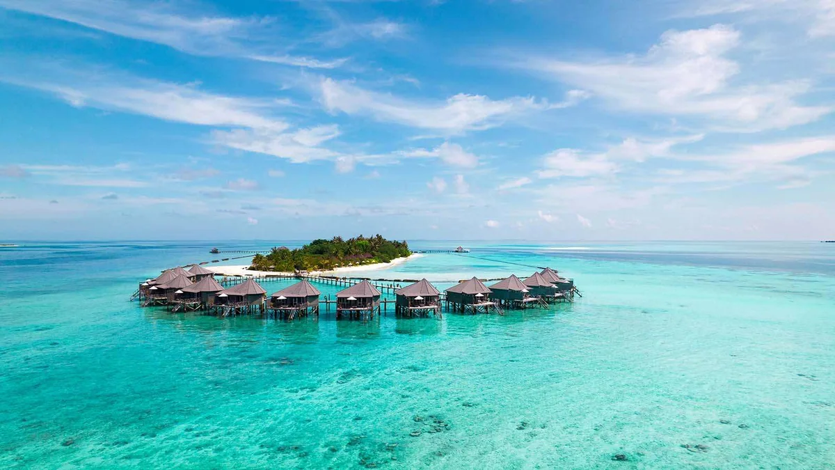 Komandoo Island Resort, villa beach, Lhaviyani Atoll, Maldives, Honeymoon Pool Villa at the boutique adults-only configuration.